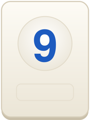 9 albastru