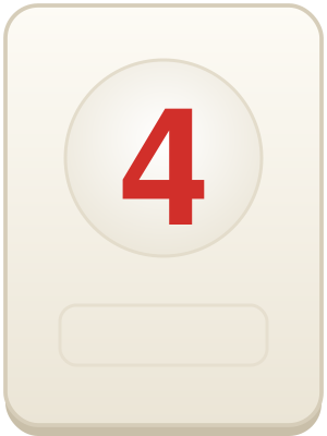 4 roșu