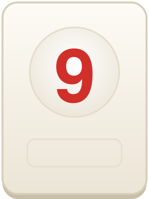 9 roșu